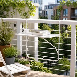 A Friendly Foldable Table for Your Balcony