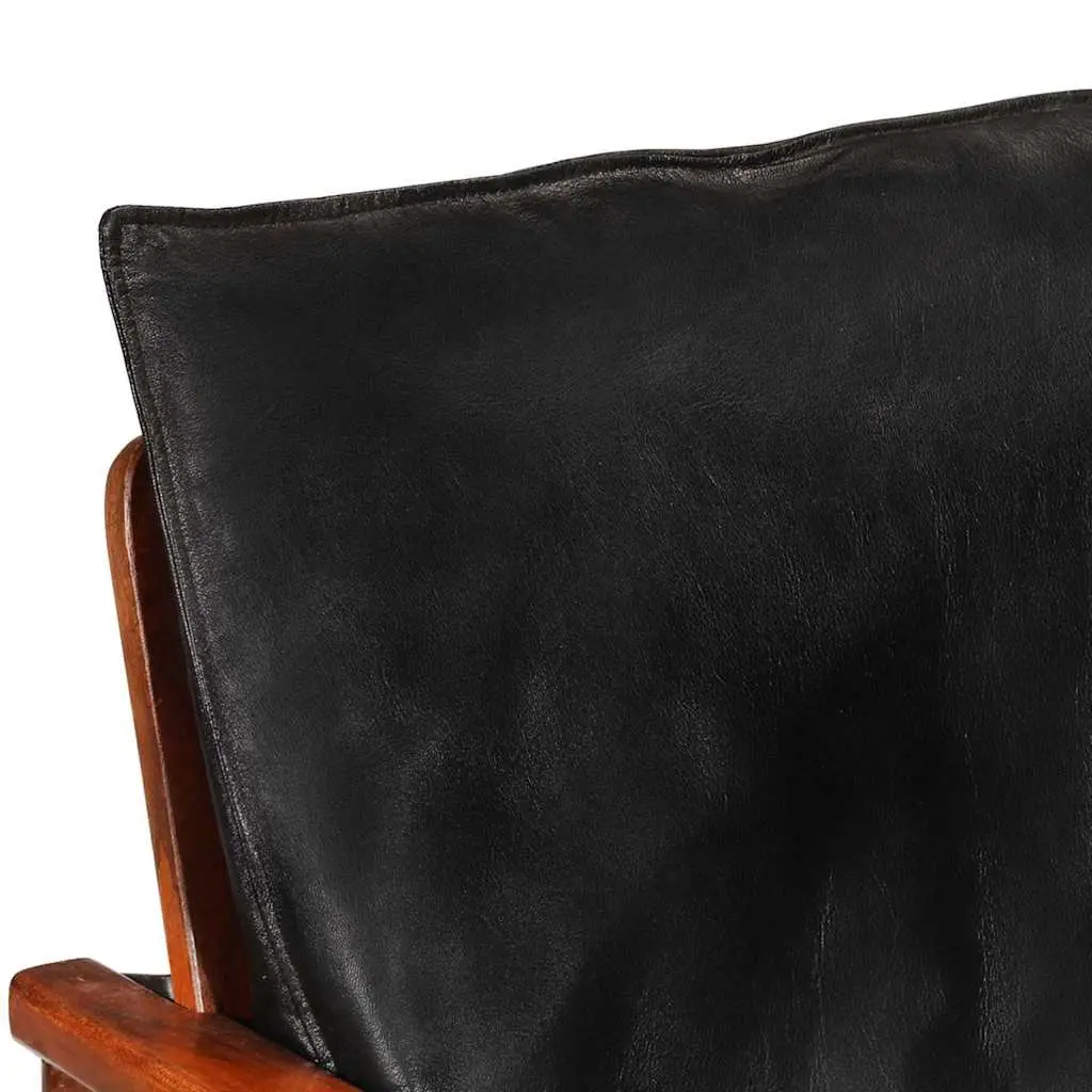 Black Leather Armchair