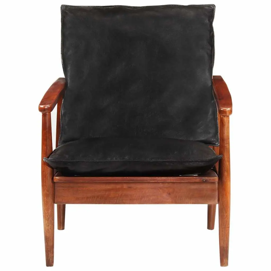 Black Leather Armchair