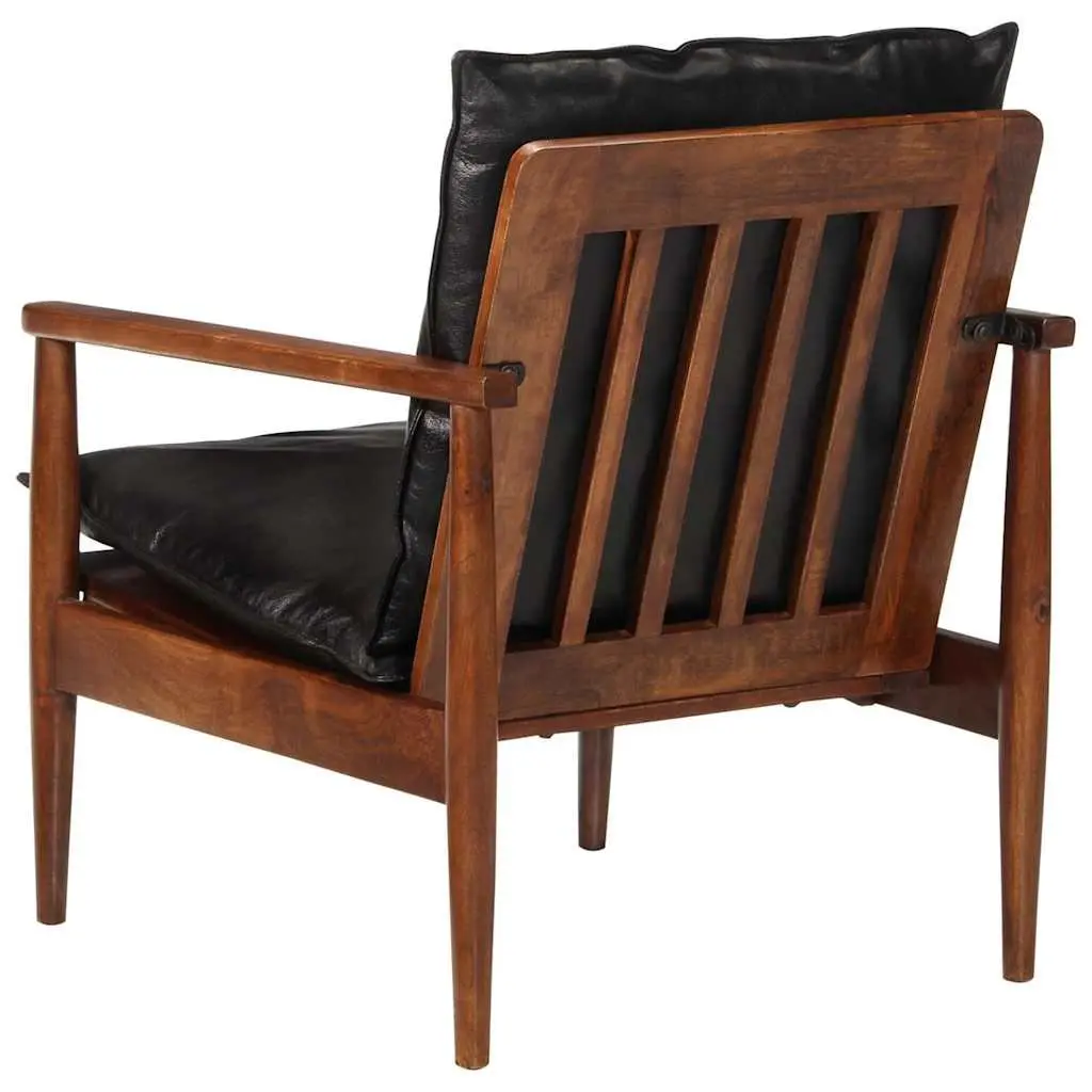 Black Leather Armchair