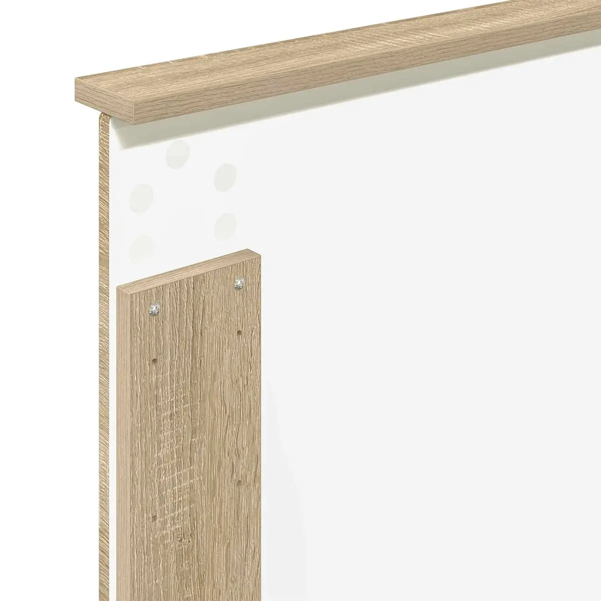 Storage Drawer Bed Frame Modern Sonoma Oak 90x190cm Engineered Wood with Slatted Base