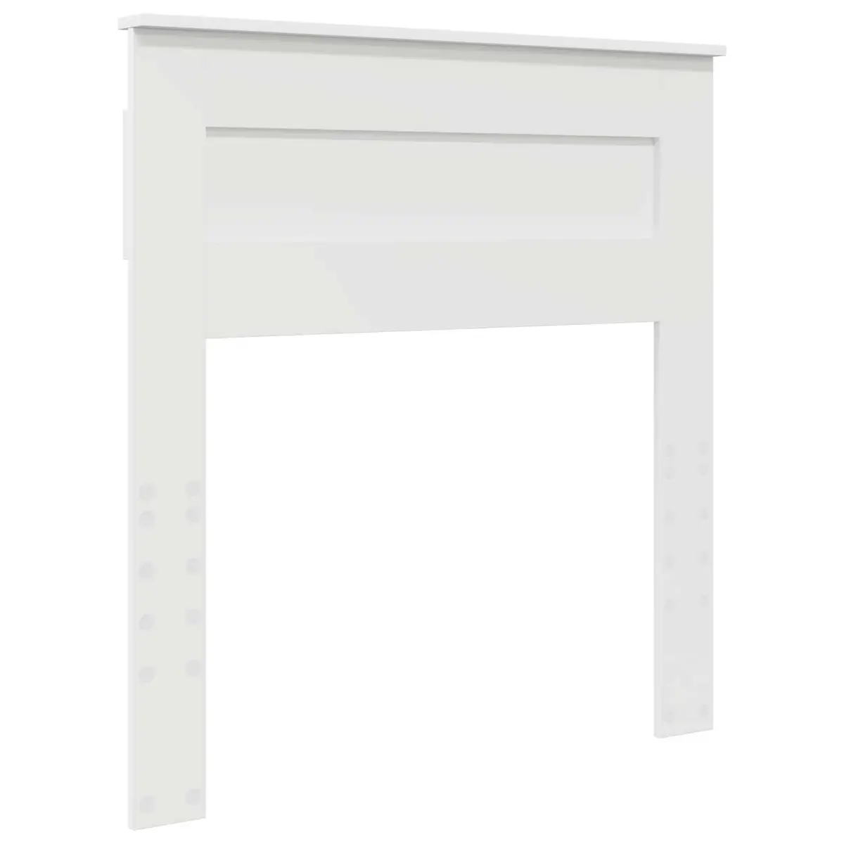 Storage Bed Frame with Drawer White 90 x 190 cm Engineered Wood