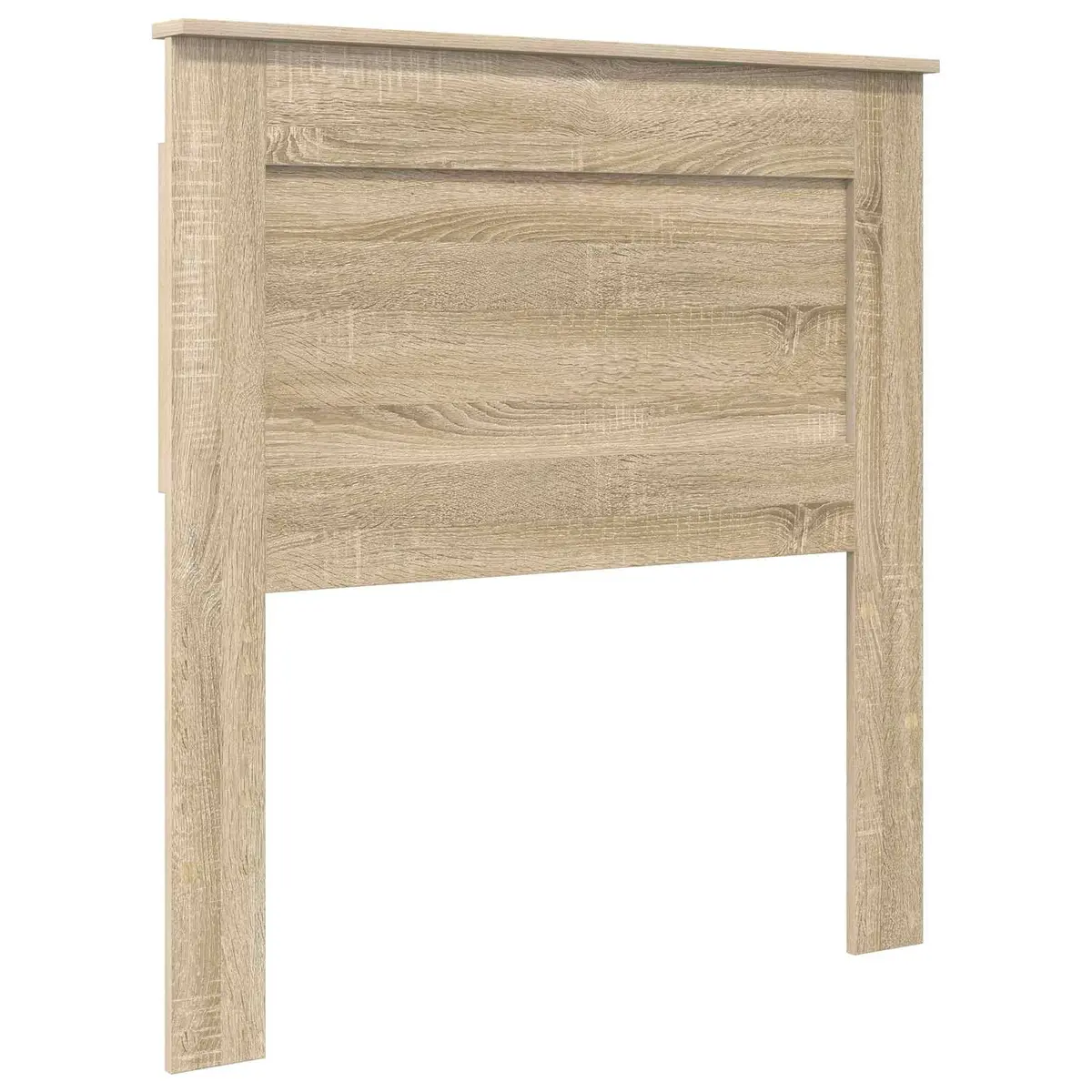 Bed Frame with Storage Drawer Engineered Wood Modern 90 x 190 cm Brown