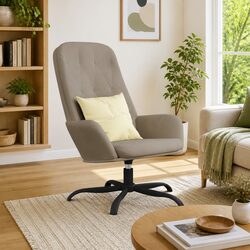 Your New Favorite Light Grey Velvet Swivel Chair