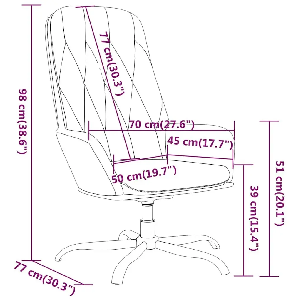 Relaxing Chair Light Grey Velvet 360 Degree Swivel Arm Chair Comfortable Lounge