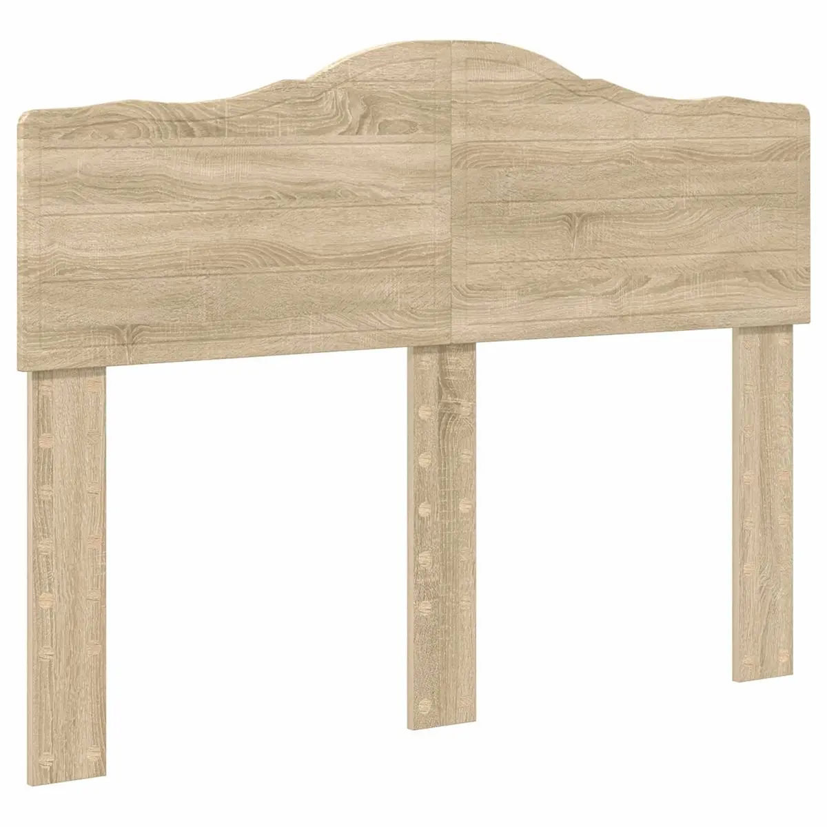 Bed Frame with Storage Drawer Engineered Wood 135 x 190 cm Brown Modern Design