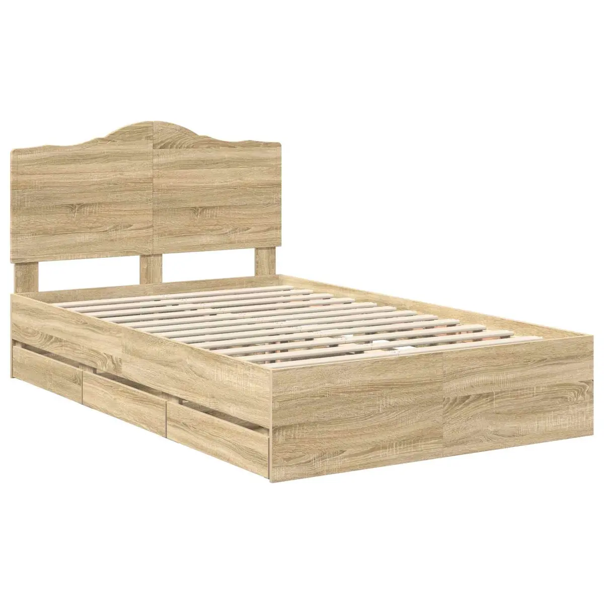 Bed Frame with Storage Drawer