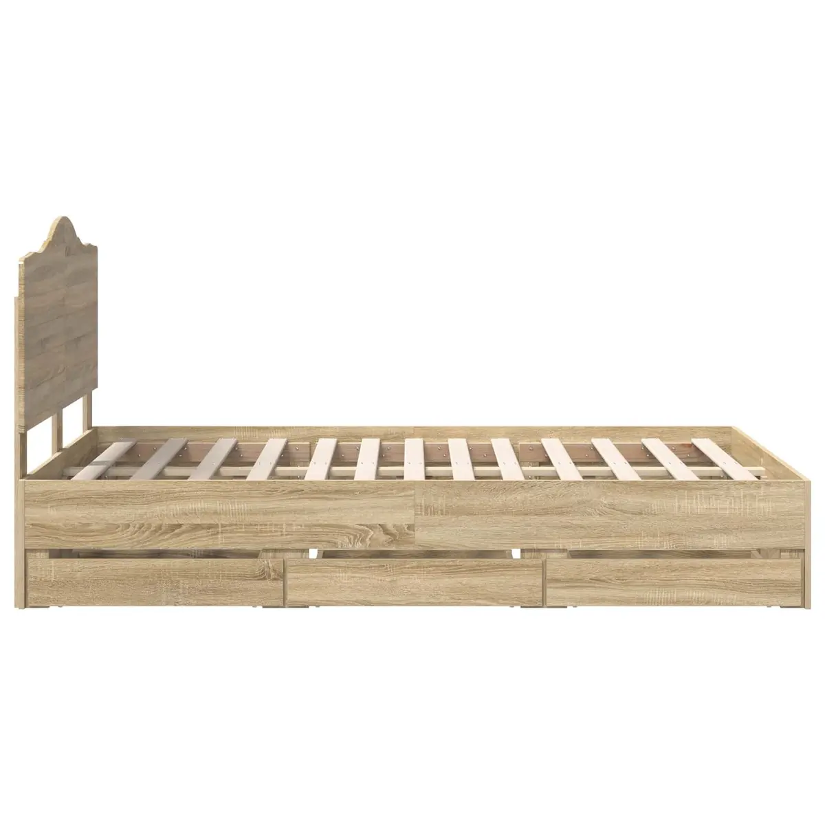 Bed Frame with Storage Drawer