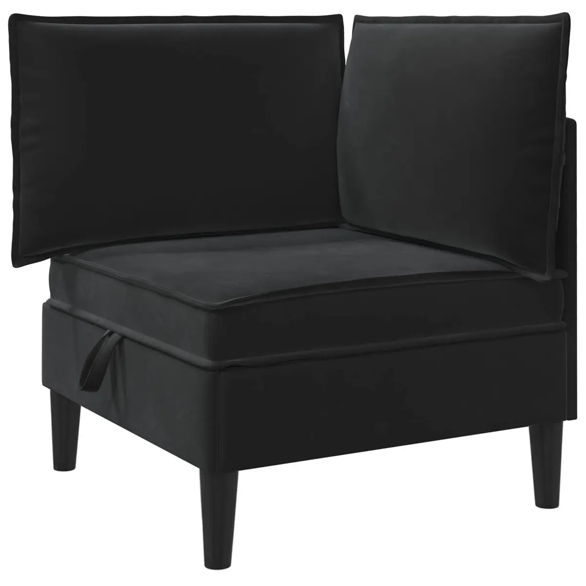 Living Room Furniture Set Modern Velvet 5 Piece Sofa with Storage Cushioned