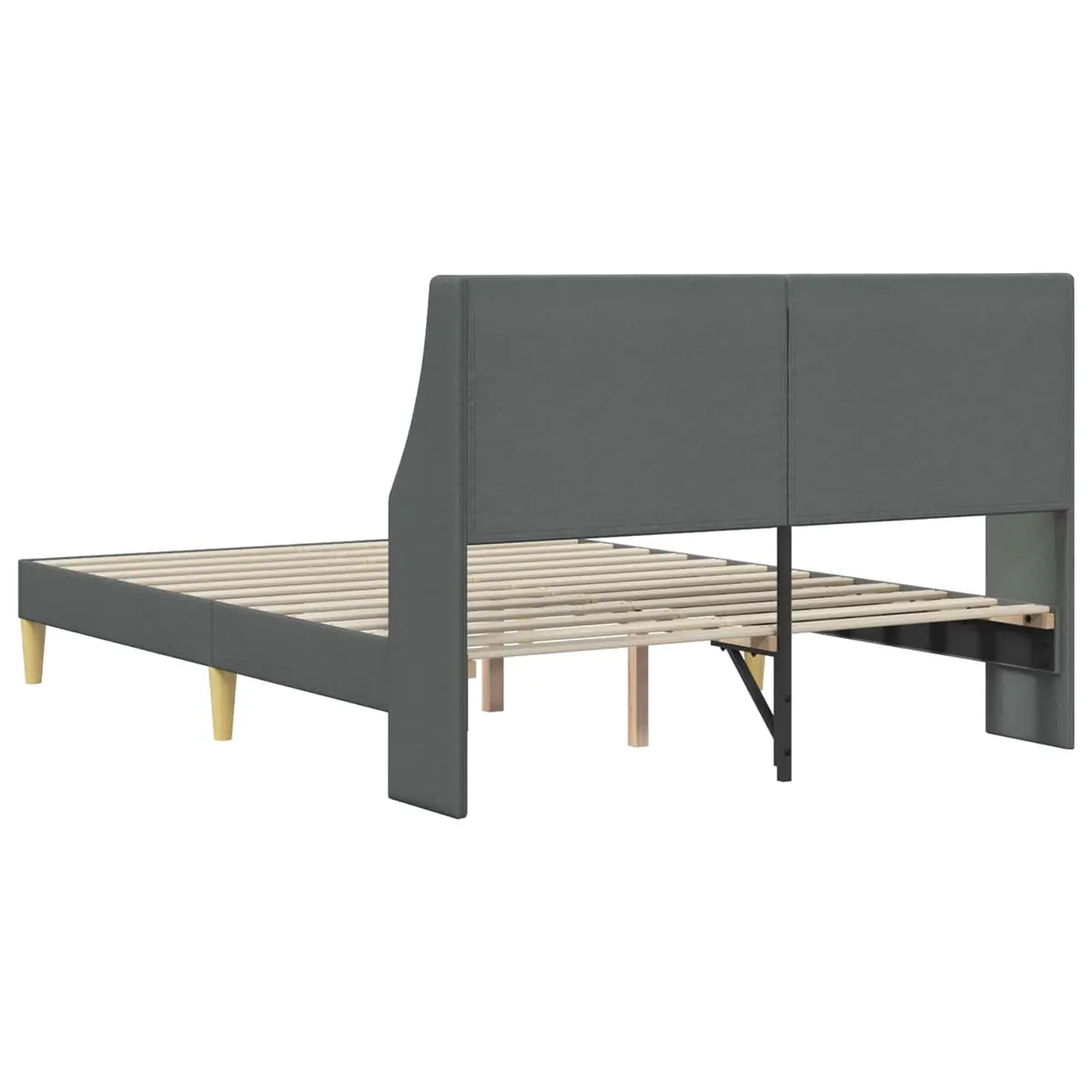 Dark Grey Bed Frame