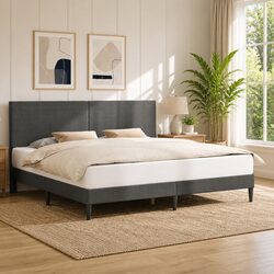 Welcome a Stylish Dark Grey Bed Frame into Your Home