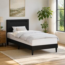 Your Perfect Black Bed Frame 90 x 190 cm Awaits