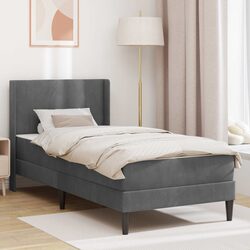 Your New Grey Bed Frame with Mattress 90 x 190 cm