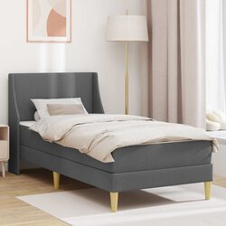 Your New Favorite Bed Frame with Mattress, Dark Grey