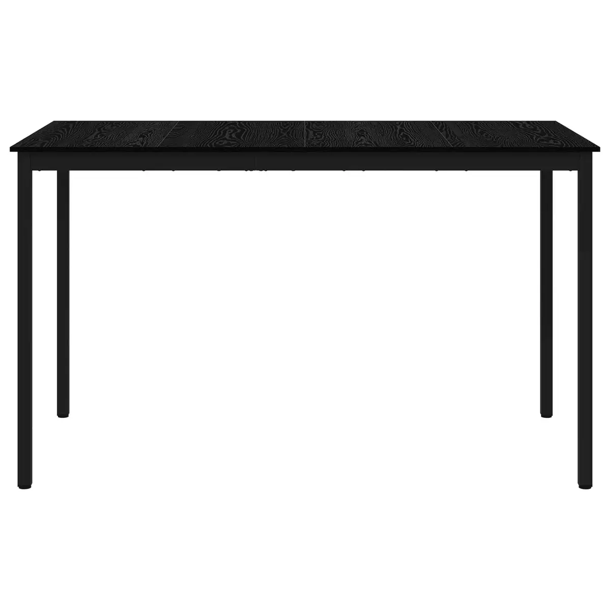 Black Rectangular Bar Table