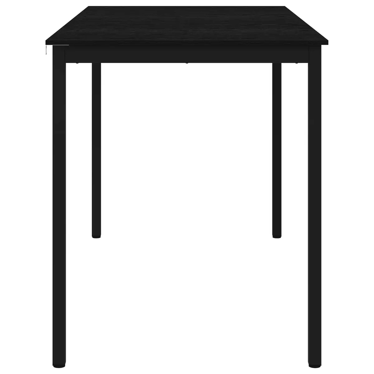 Black Rectangular Bar Table