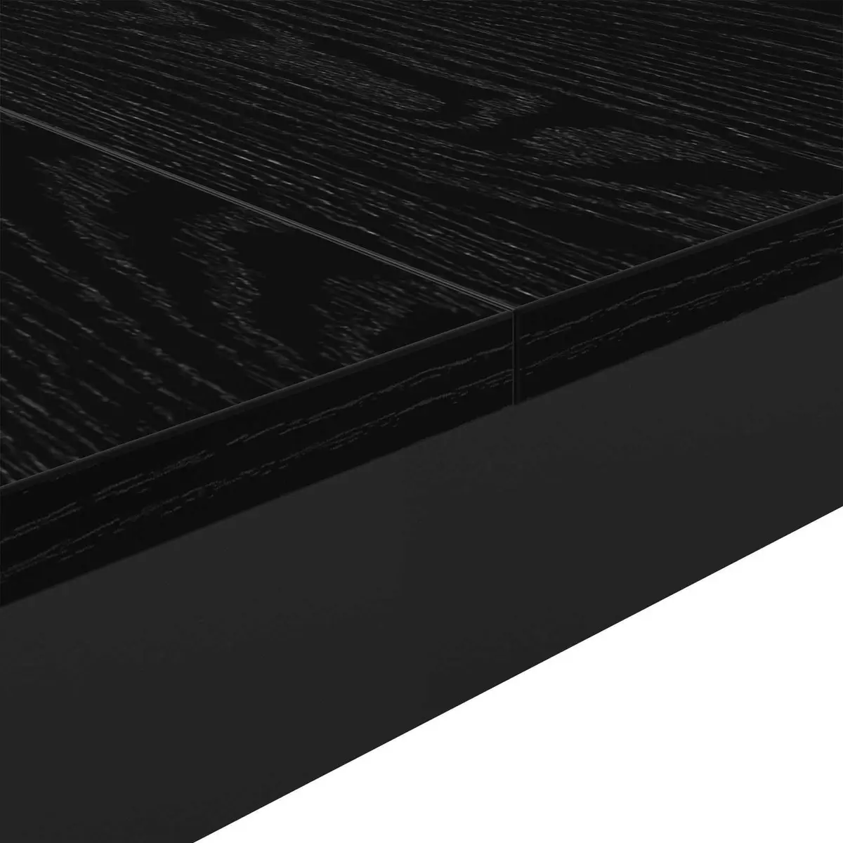 Black Rectangular Bar Table