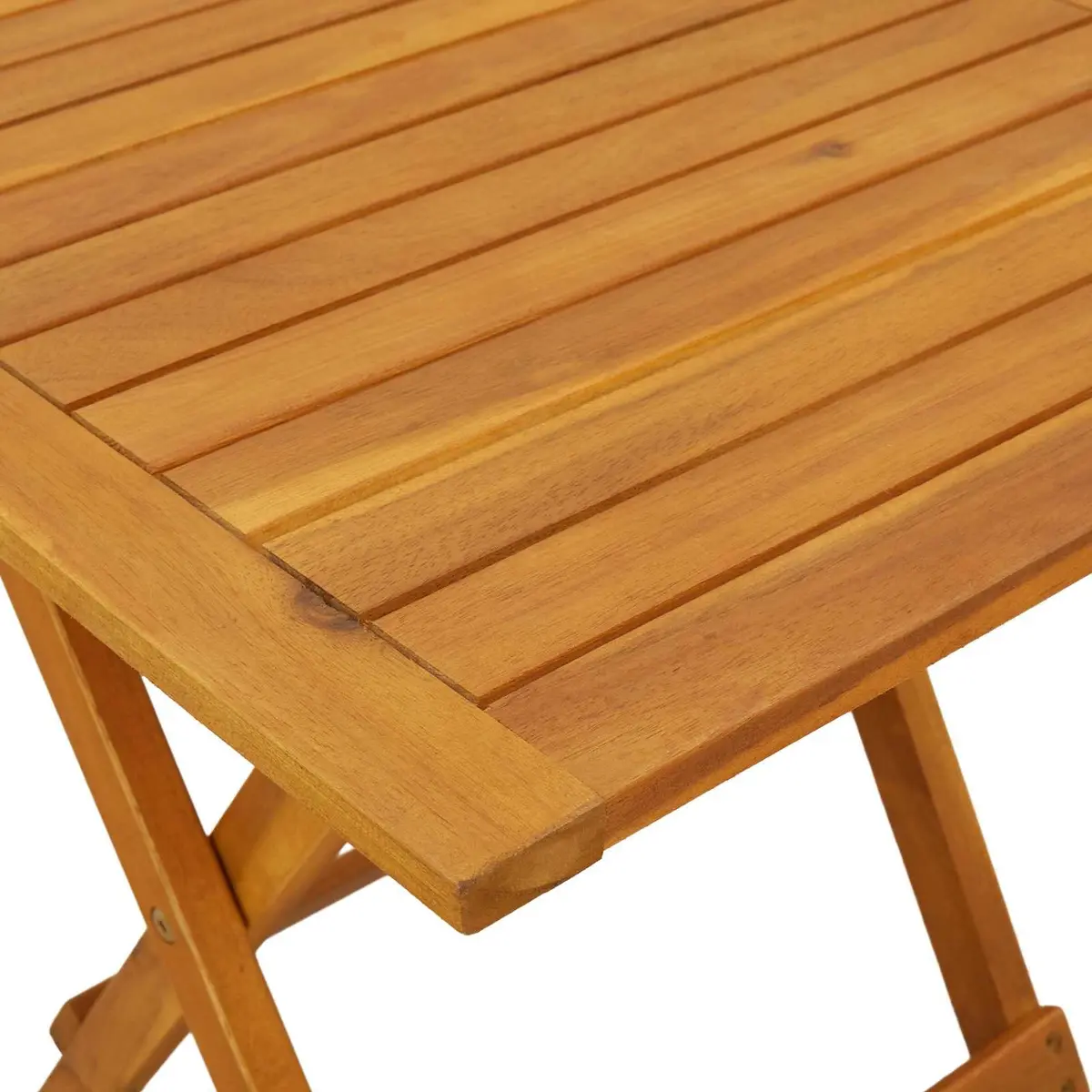 Solid Acacia Wood Sun Lounger Adjustable Reclining Folding Chair Garden Patio Outdoor