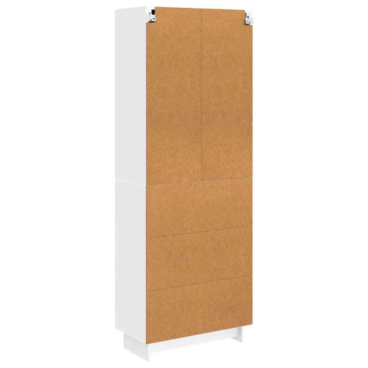 Cabinet Set 2 pcs White 66 x 34.5 x 90 cm Storage Furniture Shelves Drawers