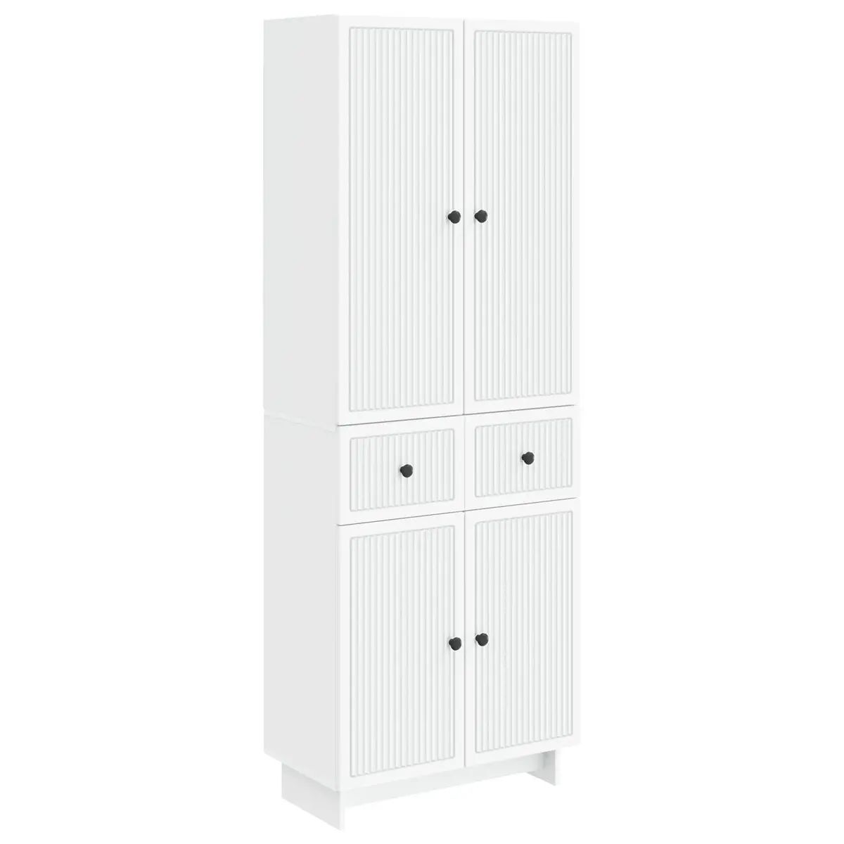 Cabinet Set Engineered Wood White 66 x 34.5 x 90 cm