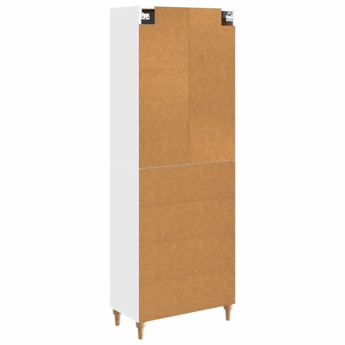 Engineered Wood Cabinet Set 2 Piece Storage Furniture 66 x 34.5 x 90 cm