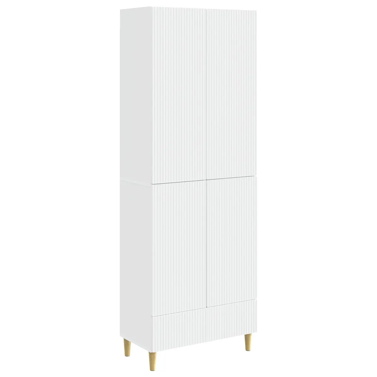 Storage Furniture Cabinet Set 2 Pieces Engineered Wood 66x34.5x95cm