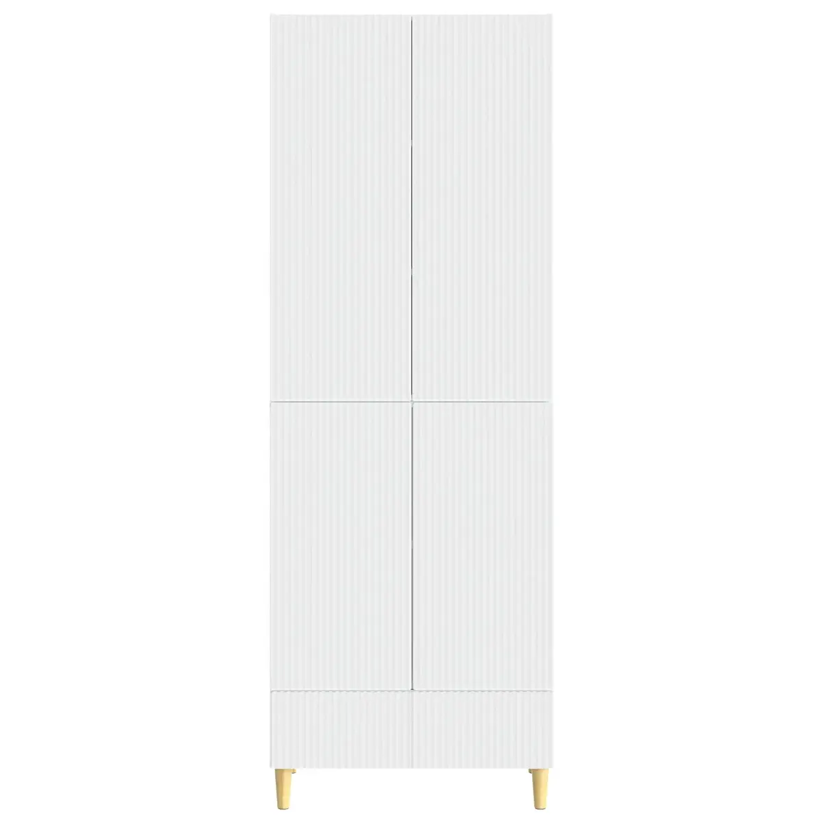Storage Furniture Cabinet Set 2 Pieces Engineered Wood 66x34.5x95cm