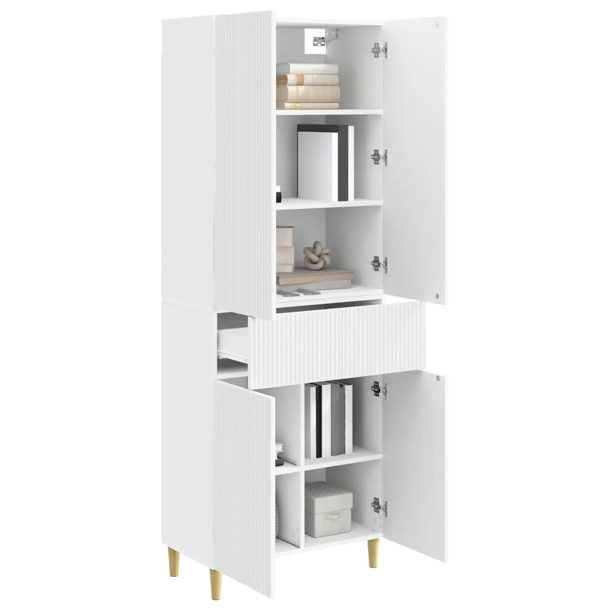 2-Piece Cabinet Set for Storage Needs