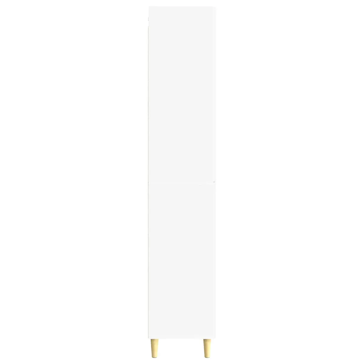 Cabinet Set White Modern Storage 2 Pieces Home Office