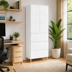 Find the Perfect Storage with Our 2-Piece Cabinet Set