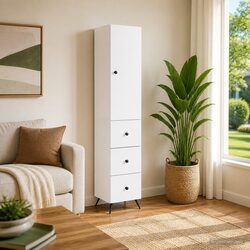 Your New White Storage Cabinet Set, 2 pcs Awaits!