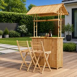 Create Your Outdoor Space with a Bamboo Bar Set