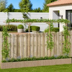 Create Your Ideal Outdoor Space with This Bamboo Pergola