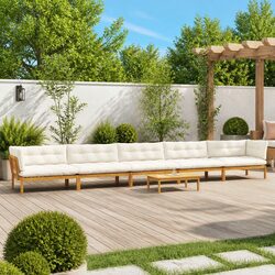 Friendly 6-Piece Outdoor Lounge Sofa Set