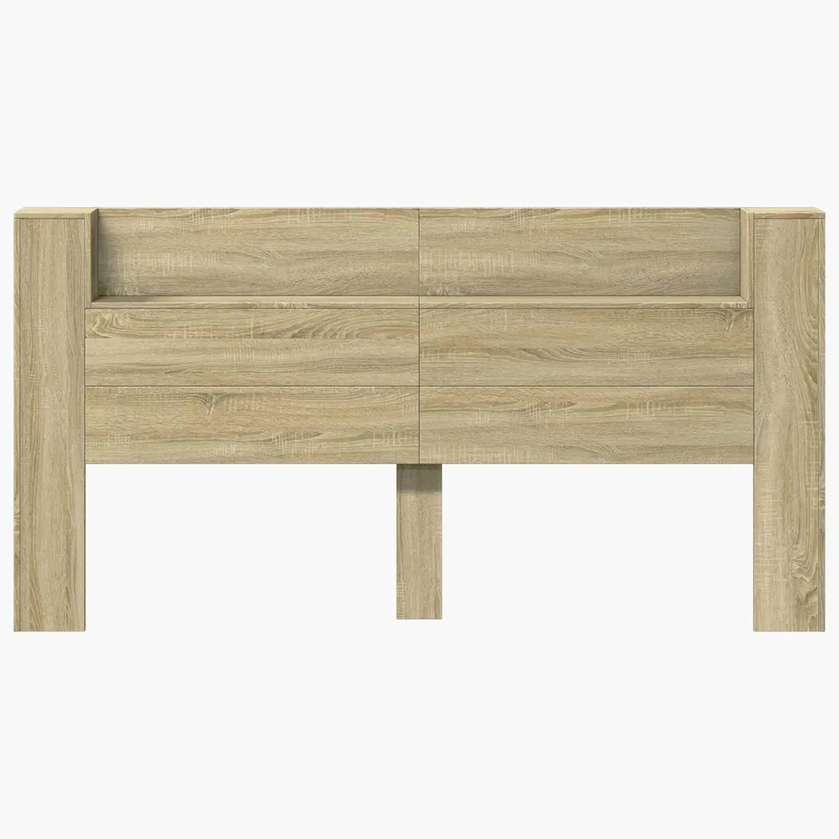 Storage Headboard with LED Ambiance