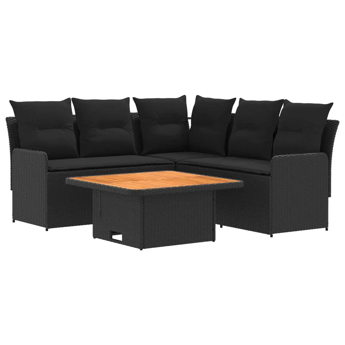 4-Piece Rattan Furniture Set