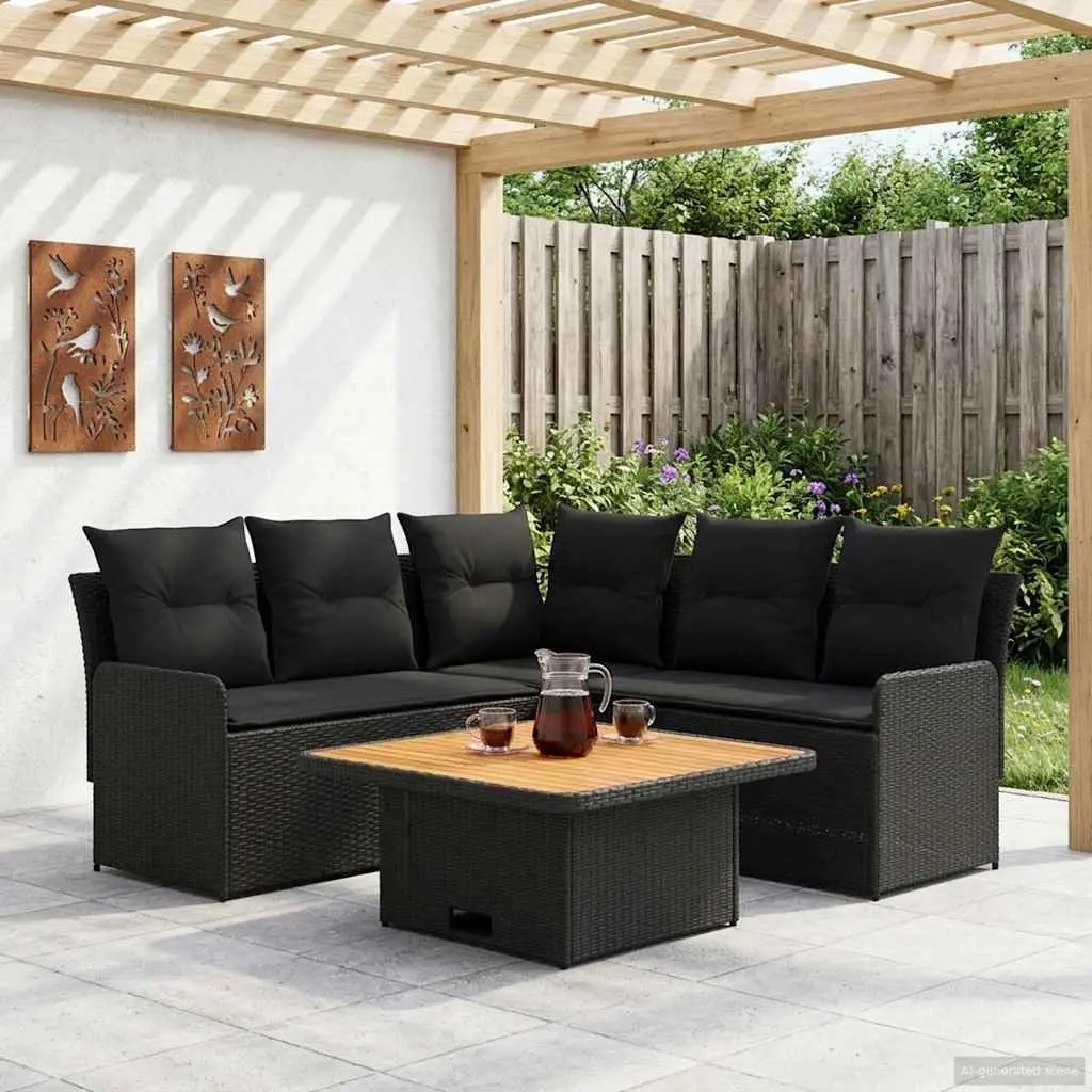 4-Piece Rattan Furniture Set