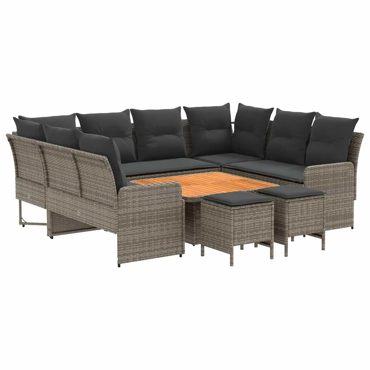 8-Piece Sofa Set with Cushions