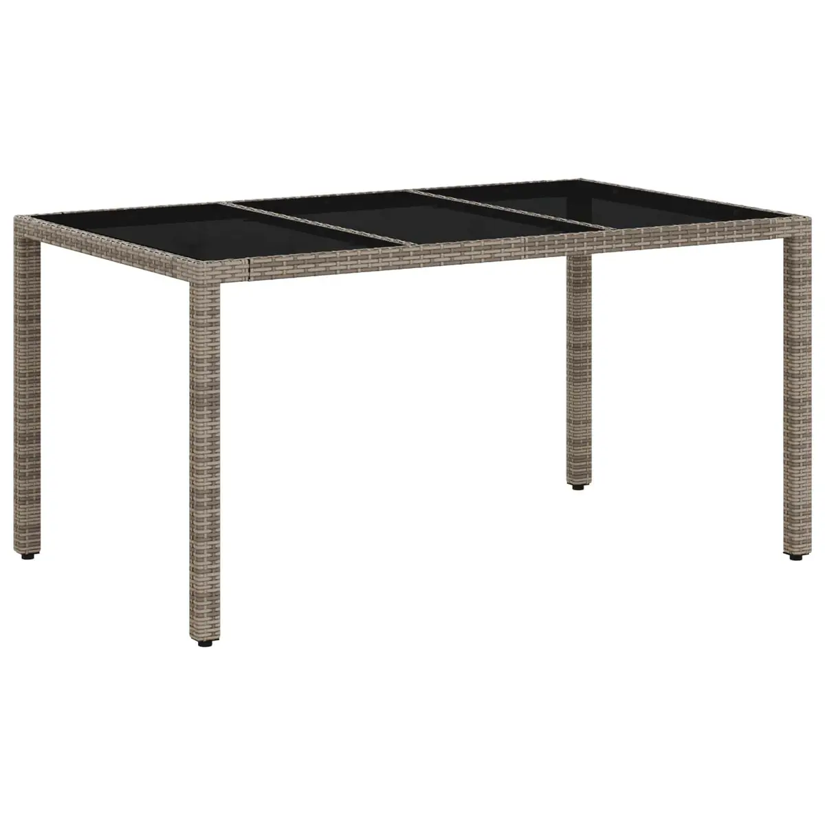 Outdoor Dining Set Modern 5 Piece Grey Patio Furniture Table Chairs