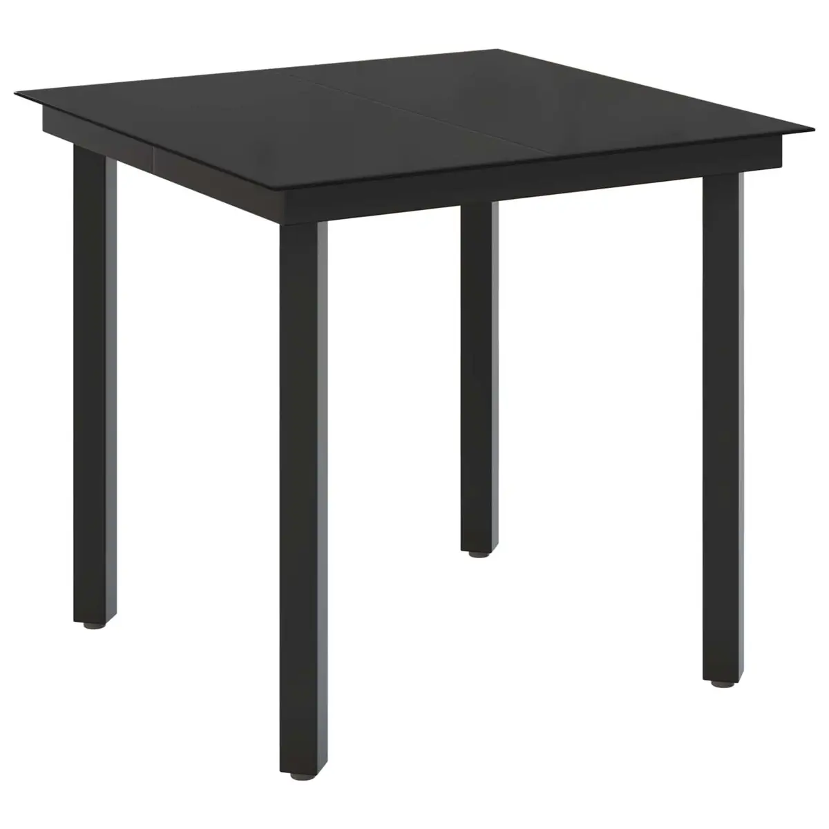 Garden Dining Set Adjustable Chairs 3 Piece Black PE Rattan Outdoor Table Patio Furniture
