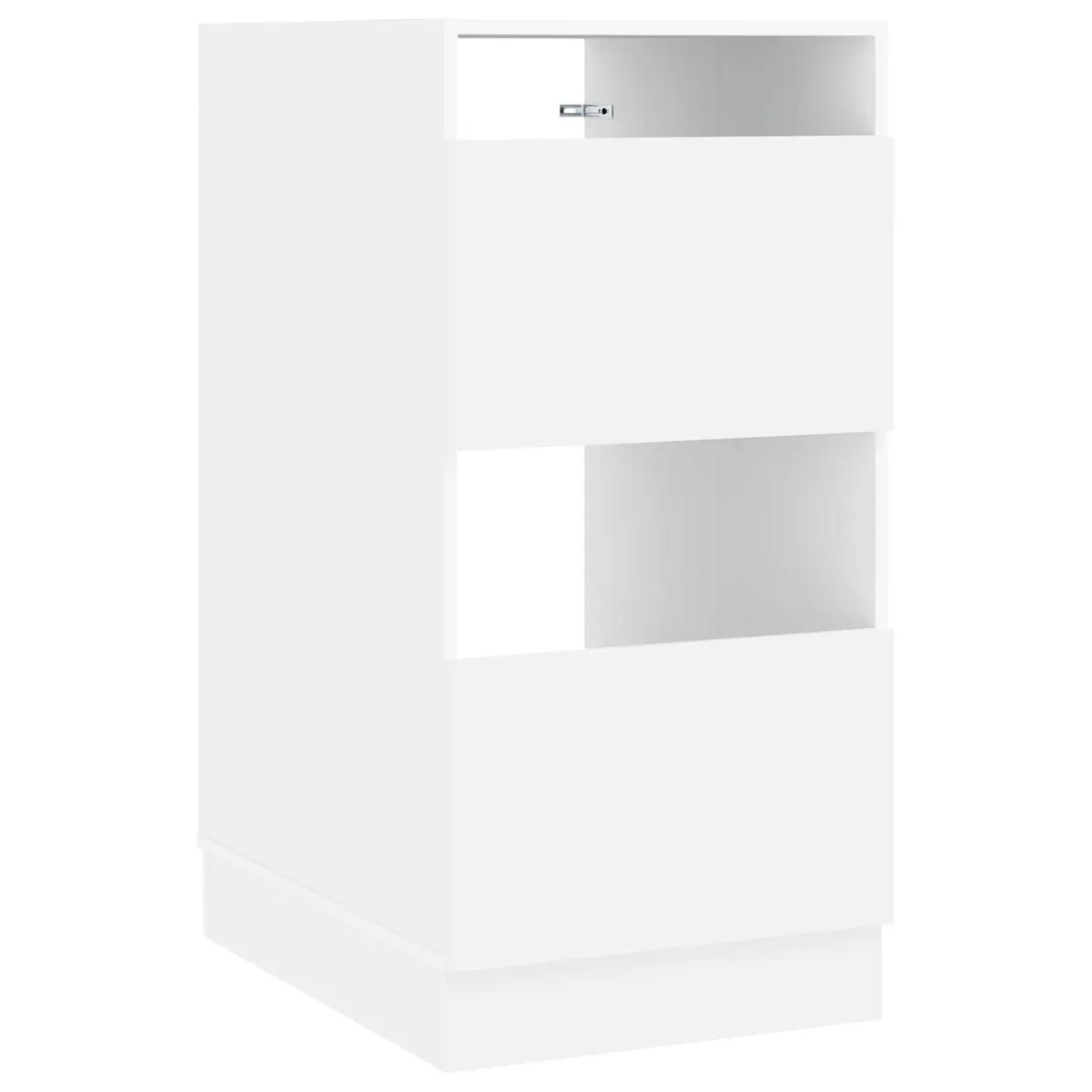Laundry Cabinet Set 2 Piece White Storage Washing Machine Utility Room Furniture