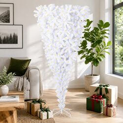Your 210cm White Christmas Tree Awaits!
