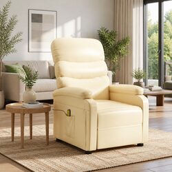 Your Perfect Relaxation Partner: Electric Massage Chair in Cream