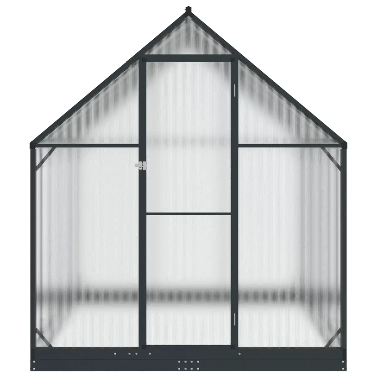 Tunnel Greenhouse Portable Anthracite Adjustable Height for Outdoor Plant Growth