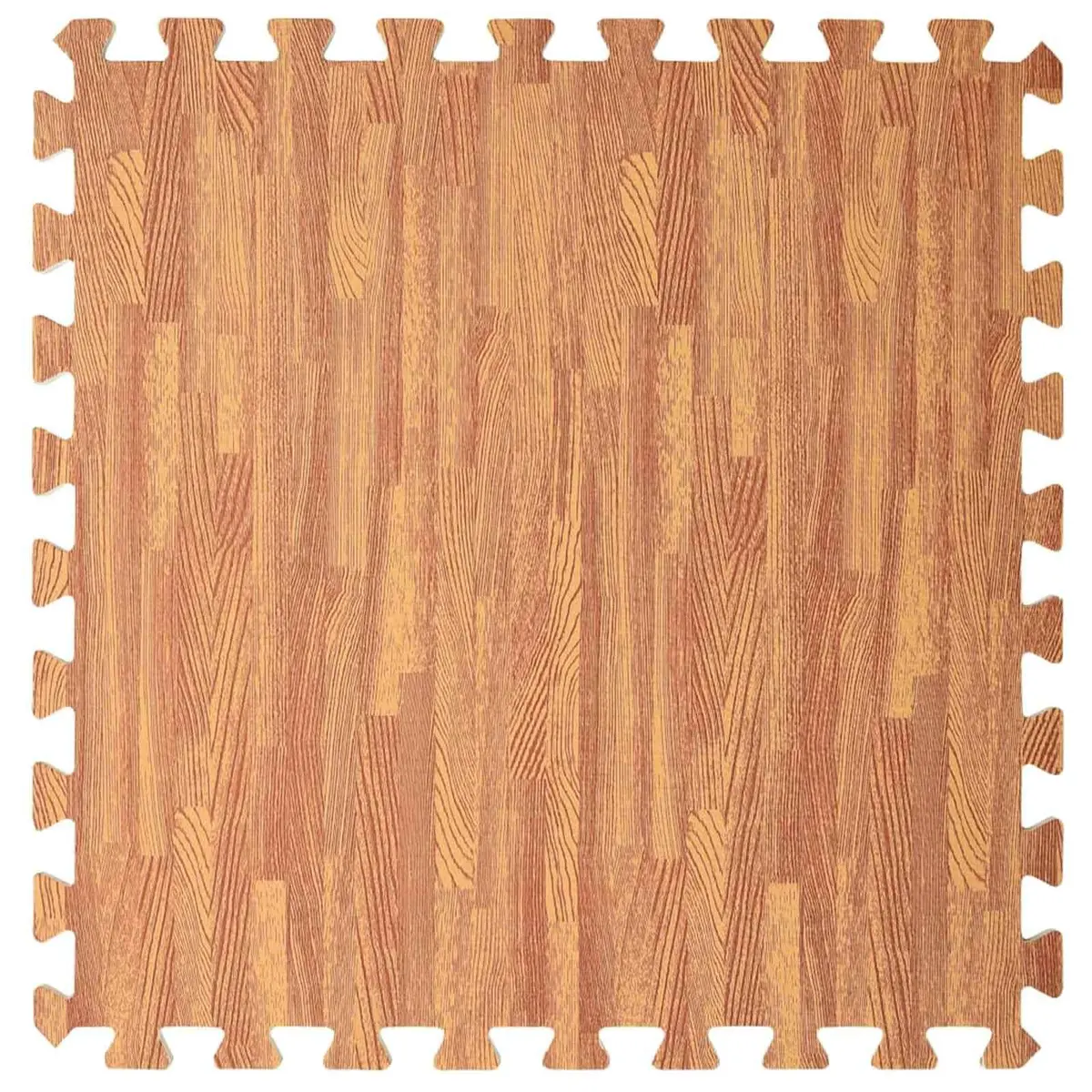 Pool Ground Mat EVA Foam Brown Modular Non-Slip 6 Pieces
