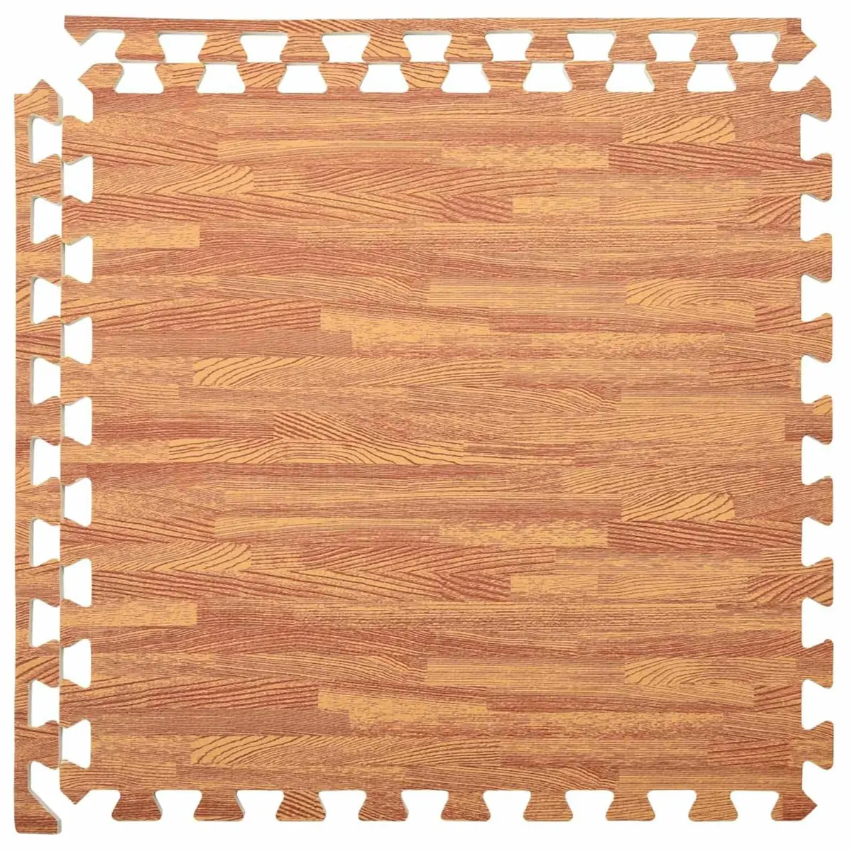 Pool Ground Mat EVA Foam Brown Modular Non-Slip 6 Pieces