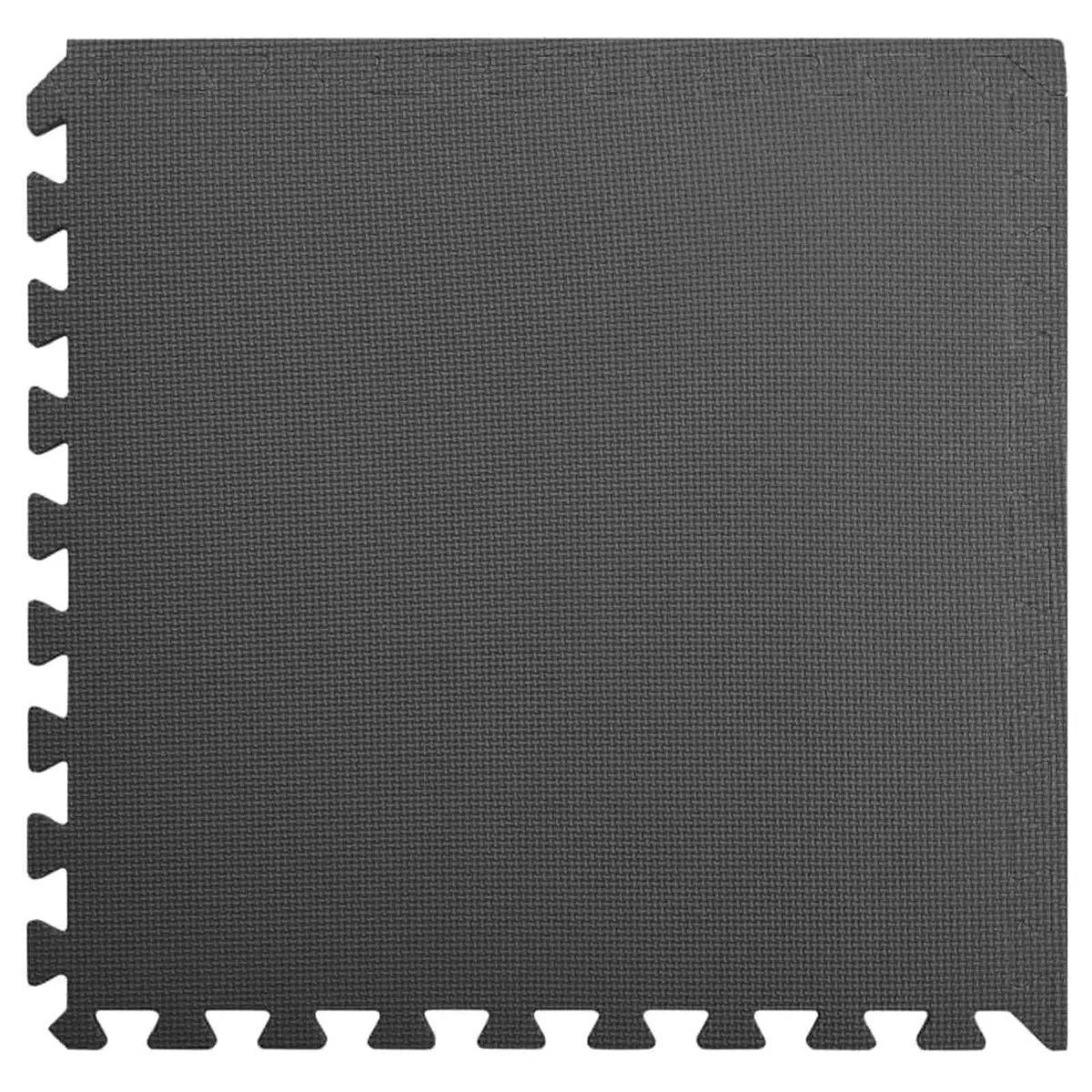 EVA Foam Modular Interlocking Tiles Black Pool Ground Mat 12 Pieces