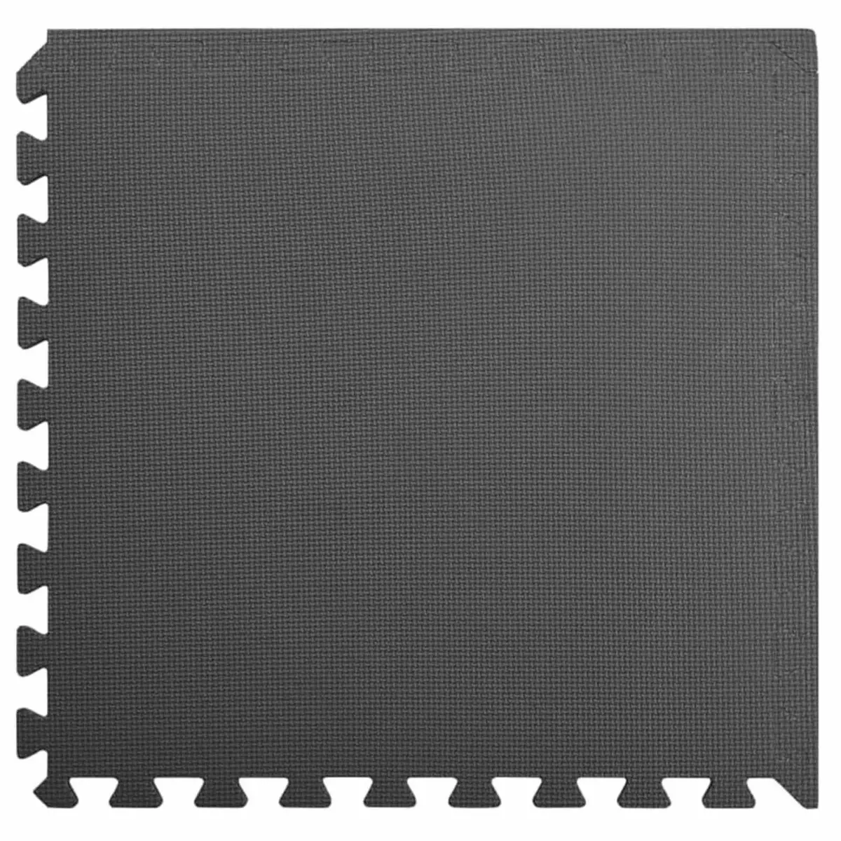 Pool Ground Mat Modular Tiles Black EVA Foam Interlocking 24 Piece