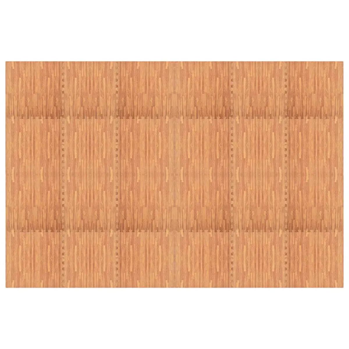Pool Ground Mat EVA Foam Modular Interlocking Tiles Brown 24 Piece
