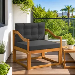 Your New Favorite Outdoor Sofa Section in Acacia Wood